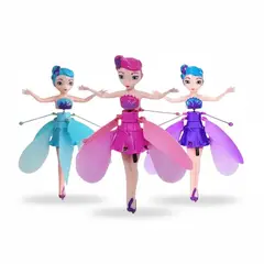 GENERICO - MUÑECA HADA VOLADORA CON SENSOR