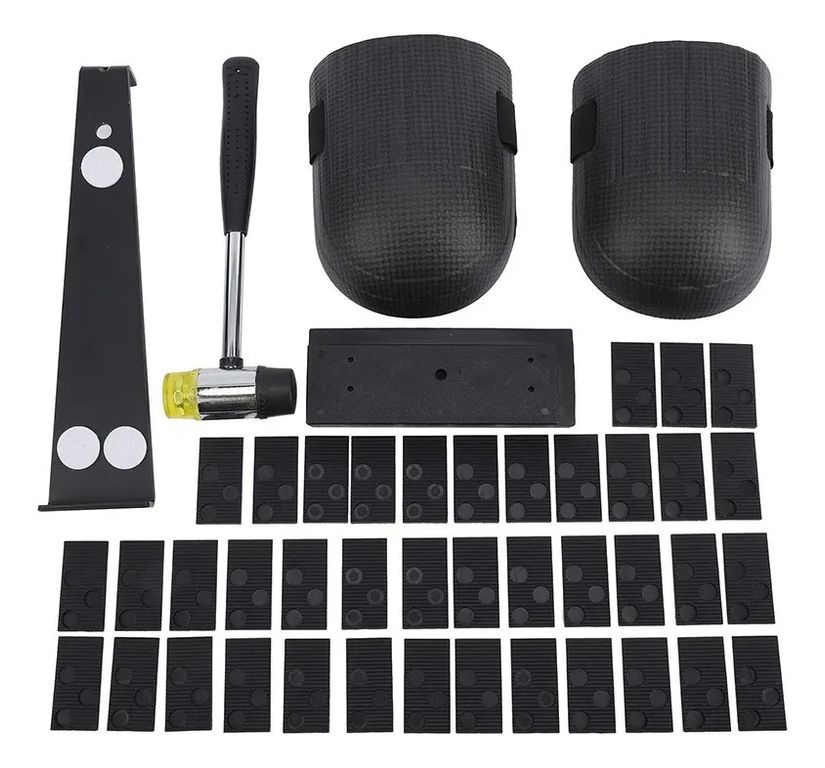 Kit 45 Instalación Piso Flotante Profesional Martillo Goma