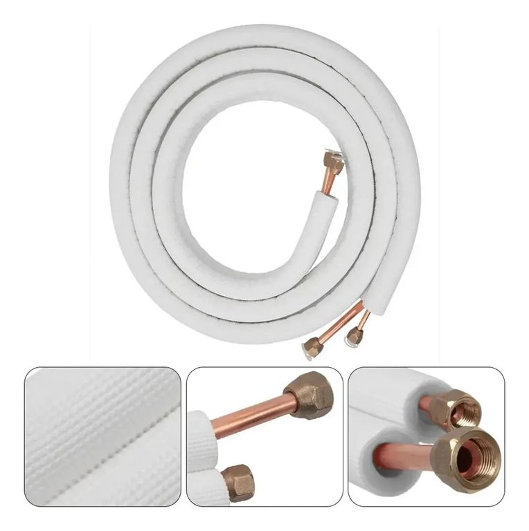 Tubo Aislado De 14 Pulgadas 12 Pulgadas Para Aire Acondici