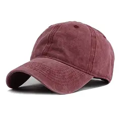 PEACE AND LOVE - Gorro Unisex Guinda Vintage