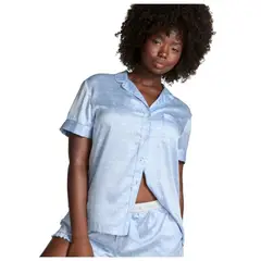 PINK - PIJAMA CORTO DE SATIN LOVES HACK FANCY