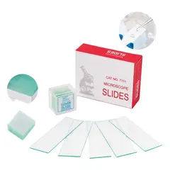 GENERICO - LAMINA PORTA OBJETO 7101 de vidrio x 50 UND MAS CUBRE OBJETO X 100 UND