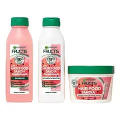 Garnier - Kit Fructis Hair Food Sandia Rutina X3