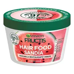 Garnier - Mascarilla Fructis Hair Food Sandía 350 Ml
