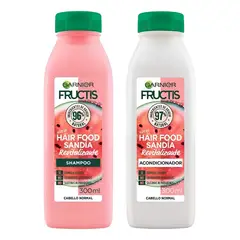 Garnier - Shampoo + Acodicionador Fructis Hair Food Sandia