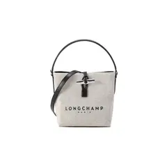 LONGCHAMP - Roseau 17 Bolso de mano mujer en lino 10159 HSG