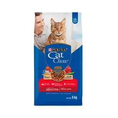 CAT CHOW - Alimento Para Gatos Adulto Sabor Carne 8kg