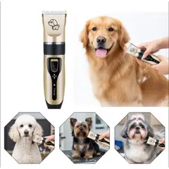 OEM - Kit 9 en 1 Cortador de Pelo para Mascotas Recargable - Rasuradora Silenciosa con Accesorios