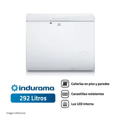 INDURAMA - Congeladora 292L CI-300 Blanco