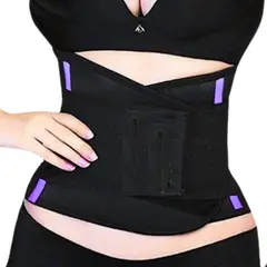 GENERICO - Faja Reductora Moldeadora Cinturilla Avispa MORADO