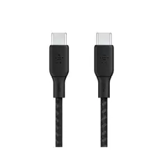 BELKIN - CABLE BRAIDED USB-CTO USB C 100W 2M COLOR NEGRO PN CAB014BT2MBK