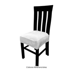 VIURE - Funda de asiento para silla de comedor - PLATA