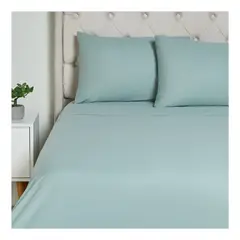 CUTE - JUEGO DE SÁBANAS COLOR ENTERO EN 1.5 PLZ