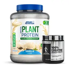 APPLIED NUTRITION - Critical Plant Protein 1.8 kg Proteina Vegana - Vainilla + Creatina Kevin Levrone 300 G