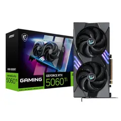 MSI - TARJETA DE VIDEO RTX 5060 TI GAMING 5060 TI 8G GAMING OC 8GB - GDDR7 2 FAN X3 DP 1 HDMI 128 BIT