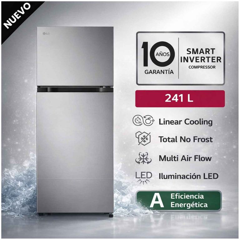 Refrigeradora VT24BPY Top Freezer 241 L No Frost Plata