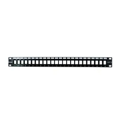 DIXON - PANEL MODULAR CAT6 24 PUERTOS VACIOS NEGRO P-N PKJ24-C6-A-BK