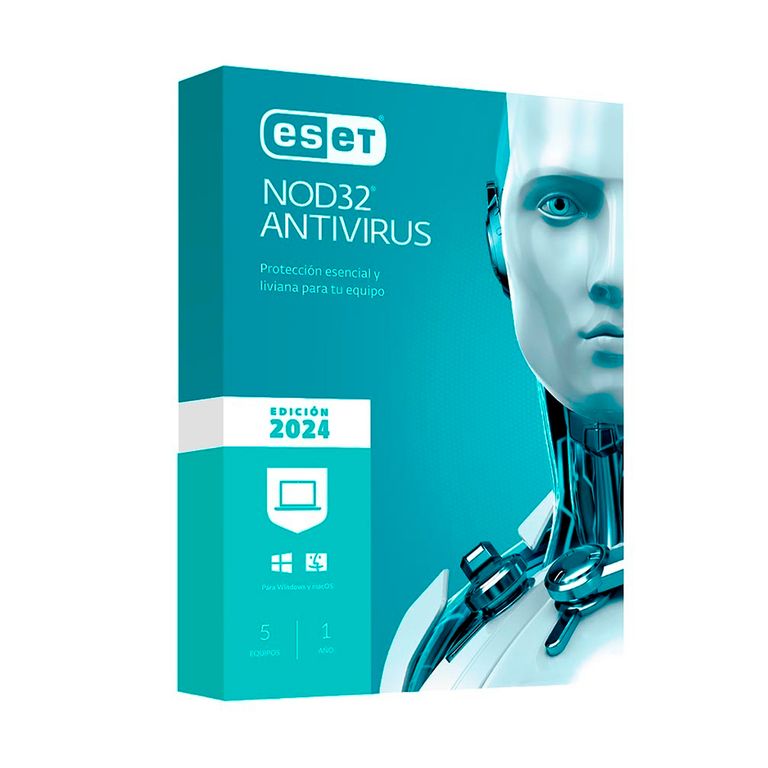 LICENCIA NOD32 ANTIVIRUS 2024 5 EQUIPOS 1 AÑO - P-N S11010219