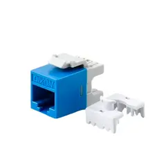 DIXON - JACK RJ-45 CAT.6 CAL 22-26 AWG COLOR AZUL P-N KJ88-C6-US-BL