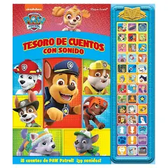 GENERICO - Libro musica TESORO DE CUENTOS CON SONIDO PATRULLA CANINA , PAW PATROL