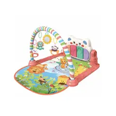 GENERICO - Lindo Gimnasio y Caminador Gato 2 en 1 Rosado