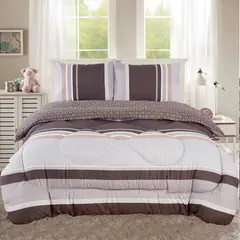 CASATEX - Edredón King + Juego de Sábanas 100% Algodón