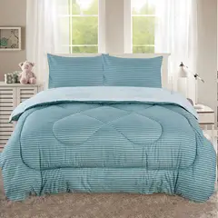 CASATEX - Edredón King + Juego de Sábanas 100% Algodón