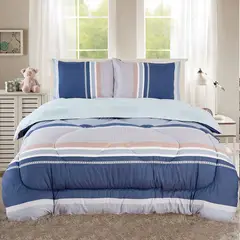 CASATEX - Edredón King + Juego de Sábanas 100% Algodón