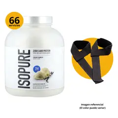 GENERICO - ISOPURE ZERO CARB 4.51LB (2.05KG) CREAMY VAINILLA CON STRAPS - PROTEÍNA ISOLATADA