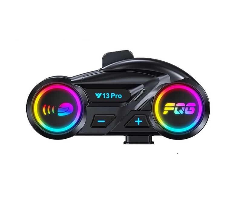 Audífonos Bluetooth De Moto Luces RGB Negro