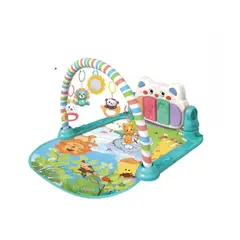 GENERICO - Lindo Gimnasio y Caminador Gato 2 en 1 Celeste