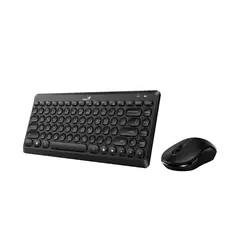 GENIUS - Teclado y Mouse Q8000 Luxemate Negro