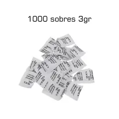 GENERICO - Silica Gel Pack De 1000 sobres de 3gr