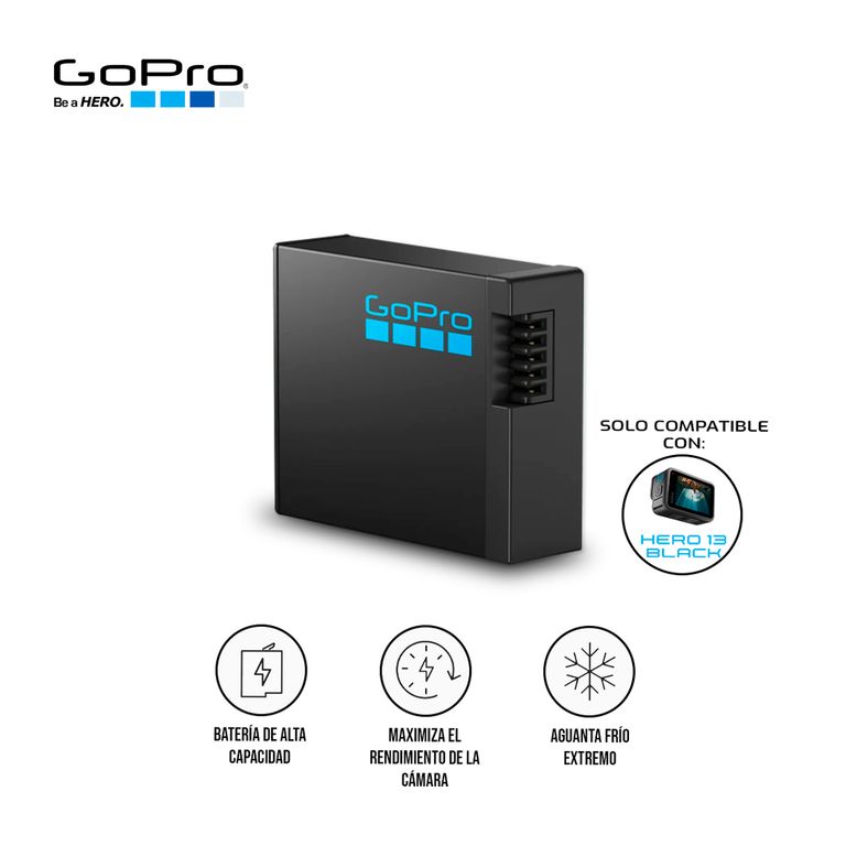 Batería EnduroAEBAT‑001 1900 mAh para HERO13 Black