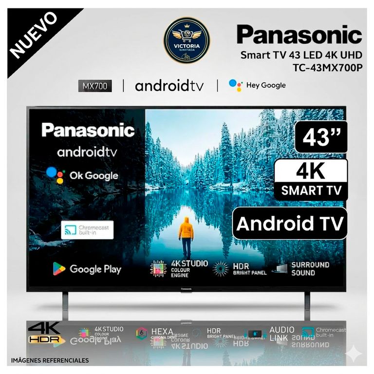 Televisor 43 TC-43MX700P 4K UHD ANDROID TV