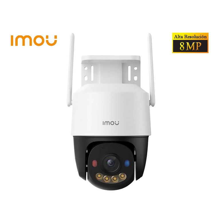 Cámara Wifi Cruiser SC 8MP Detección Vehículo Visión Noche Color Luz Alarma