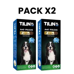 PLOP - Pack X2 Tilin 20 A 40kg Antipulgas Con Hepatoprotector