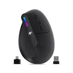MICRONICS - MOUSE VERTICAL ERGONOMICO RECARGABLE BT WIRELESS BRICKELL MIC M755