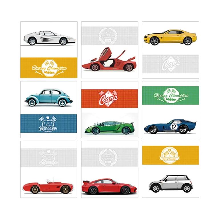 LISTELO VINIL CARS X 9 UND