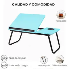 GENERICO - Soporte Mesa para Laptop Multifuncional Lectura Plegable 5 Niveles