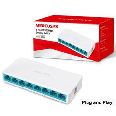 MERCUSYS - SWITCH 8 PUERTOS 10/100 MBPS MS108