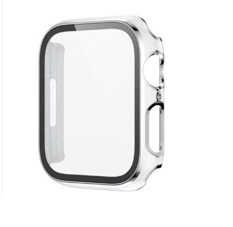 Bumpers para Apple Watch Bordes Plateados 38mm - BLANCO