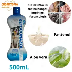 VETLINEX - SHAMPOO MEDICADO PARA PERROS KETOCONAZOL X 500 ML