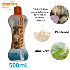 VETLINEX - SHAMPOO MEDICADO CLORHEXIDINA x 500 mL