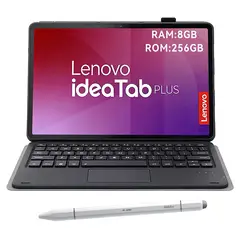 LENOVO - Tablet Idea Tab Plus 8GB+256GB WiFi 12.1 Gris+Teclado Negro+Lapiz