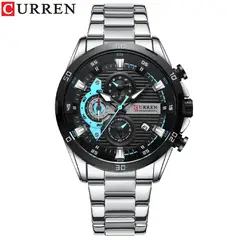 CURREN - Reloj Hombre - Plata