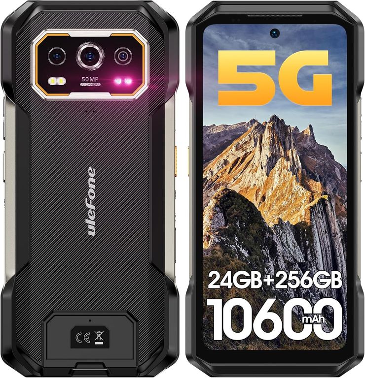 Armor 27 Pro 5G Celular 12G+256GB Smartphone-Negro