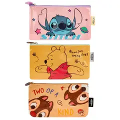 LILO & STITCH - Pack Escolar Cartucheras Stitch + Winnie the Pooh + Chip Y Dale
