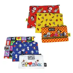 KAWAI - Pack Escolar BT21 Kpop 2 Sets de Estuches