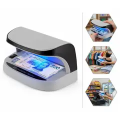 OEM - Detector de Billetes Falsos Profesional Luz UV - Compacto para Soles, Dólares y Euros